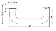 210681 SCHUCO DOOR HANDLE Tubular frame doors and locks RAL9016