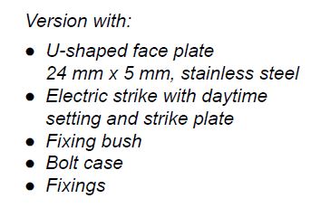 209939 SCHUCO ELEC STRIKE