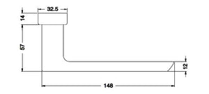 240154- Schuco DOOR HANDLE