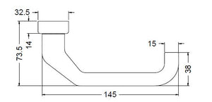 210711 SCHUCO DOOR HANDLE RAL 9010