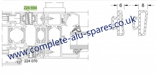SCHUCO 224694 GASKET SET – Complete Aluminium Spares