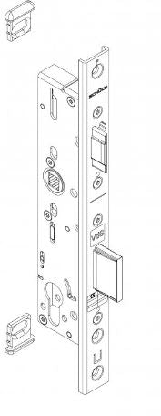 241979 Schuco panic latch and bolt