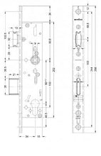 241979 Schuco panic latch and bolt
